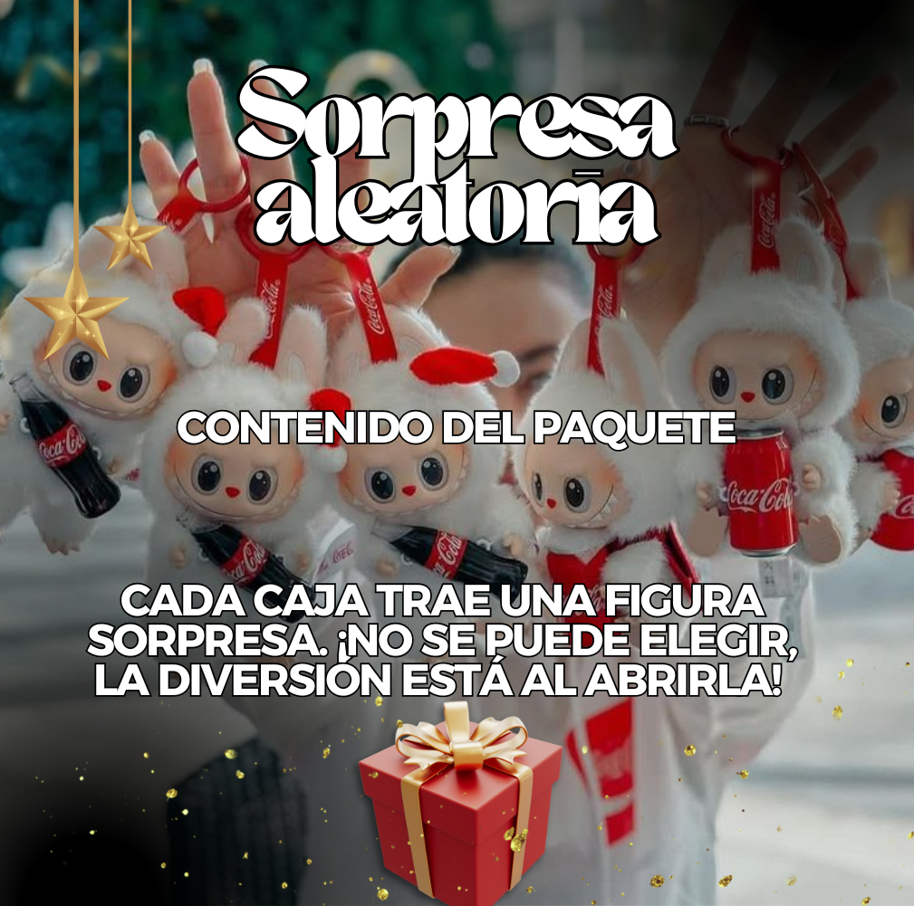 Labubu Peluche Coca-Cola - Caja Sorpresa