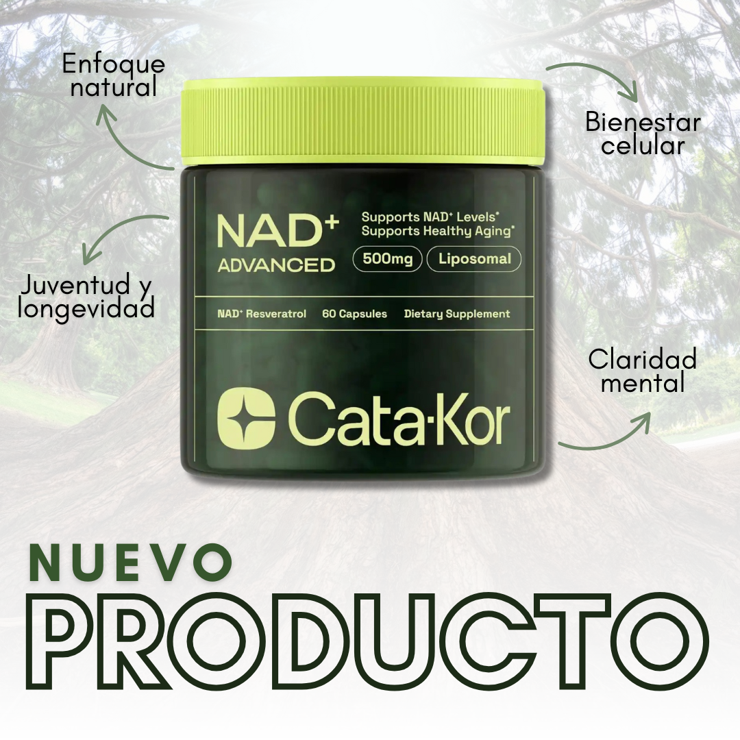 Cata-Kor NAD+ Advanced: Energía Celular y Envejecimiento Más Lento