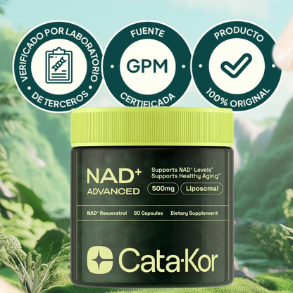Cata-Kor NAD+ Advanced: Energía Celular y Envejecimiento Más Lento