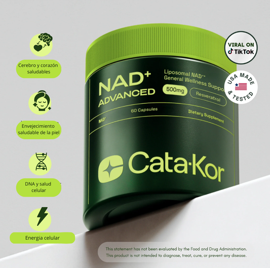 Cata-Kor NAD+ Advanced: Energía Celular y Envejecimiento Más Lento