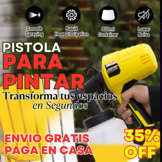 Pistola de Pintura Inalámbrica 21V (pinta fácil)®